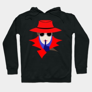 Lady Red shush (cauc): A Cybersecurity Design Hoodie